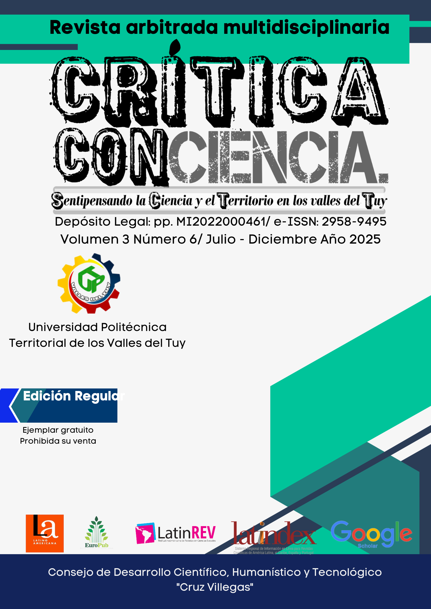 Ver Vol. 3 Núm. 6 (2025): Revista Crítica con Ciencia