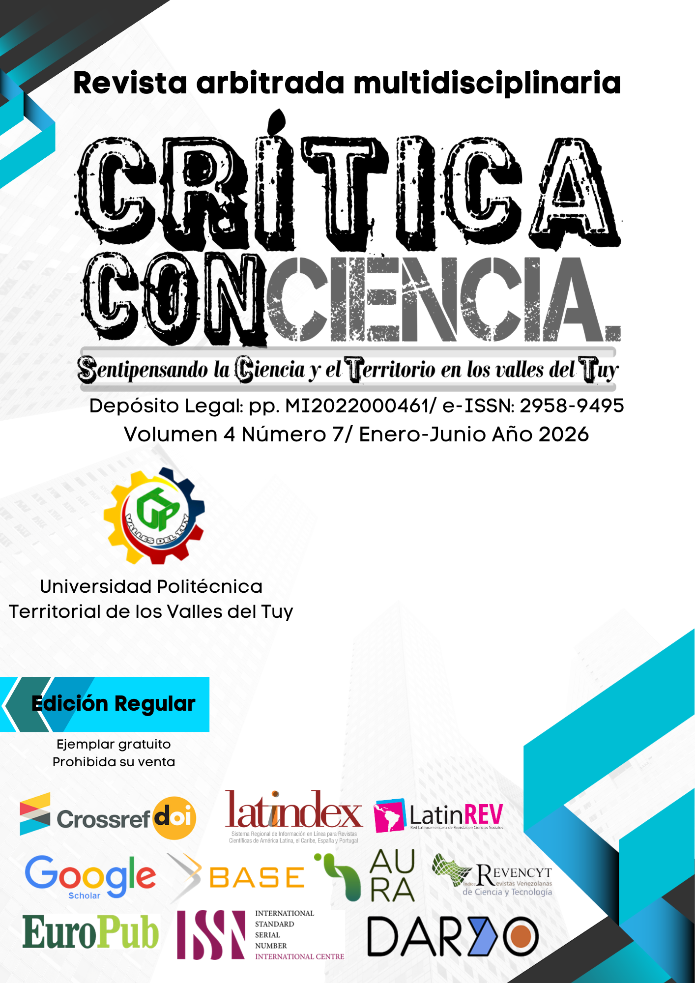 					Ver Vol. 4 Núm. 7 (2026): Revista Crítica con Ciencia
				